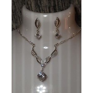 925 silver earrings and necklaces set